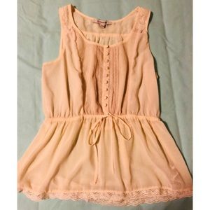 Cream Subtle Lace Top